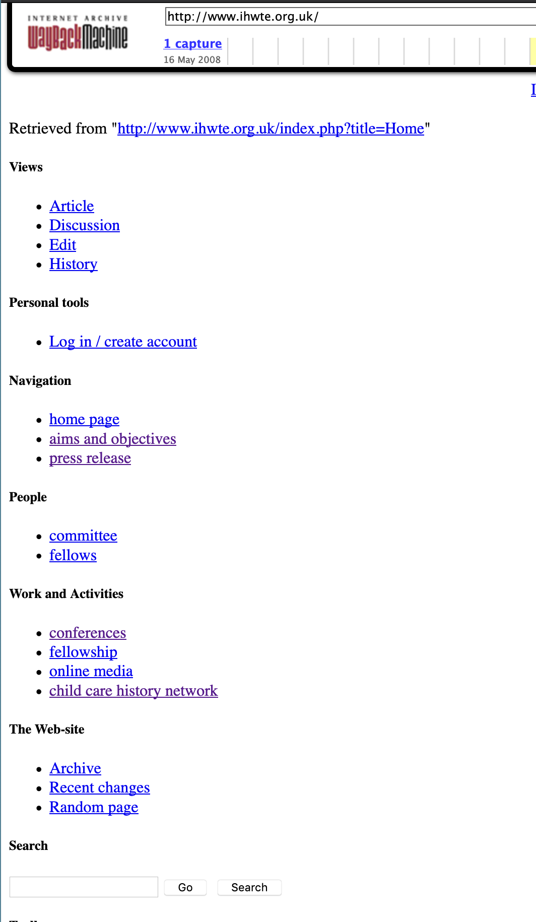 ihwte cchn notes website navigation